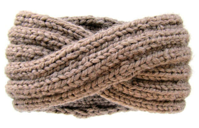Free pattern for knitted headband ear warmer