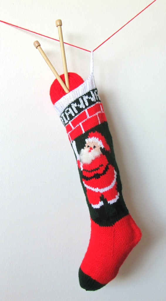 Personalized Knitted Christmas Stocking
