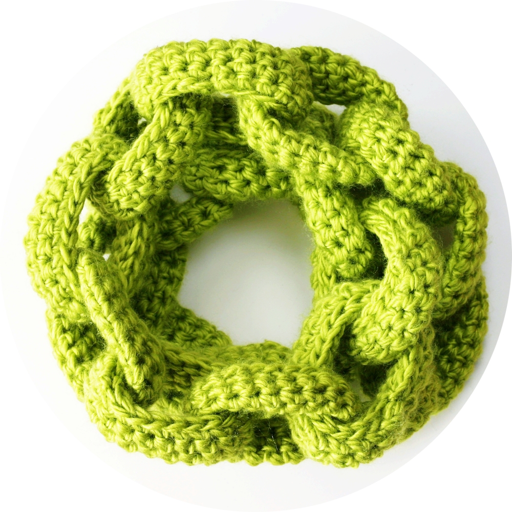 Knits for Life chain scarf